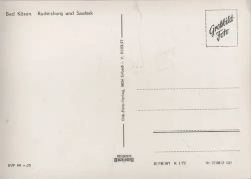 Bad Kösen - Rudelsburg