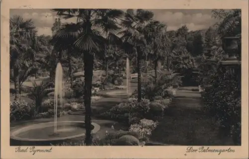 Bad Pyrmont - Palmengarten - 1934