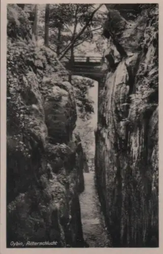 Kurort Oybin - Ritterschlucht - ca. 1950