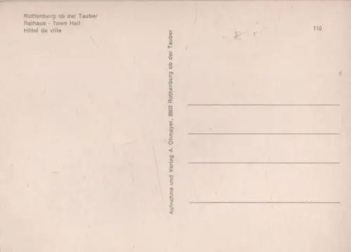 Rothenburg - Rathaus