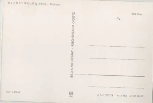 Blankenburg - Rathaus