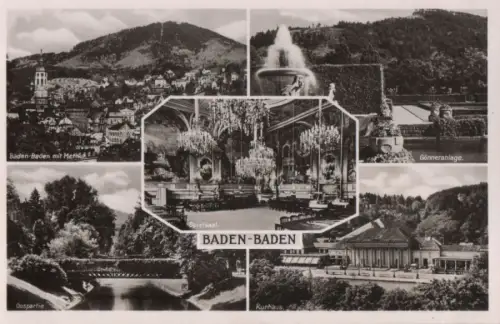 Baden-Baden - u.a. Spielsaal - ca. 1960