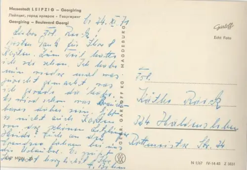 Leipzig - Georgiring