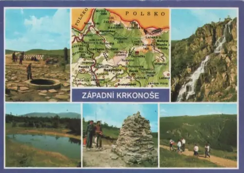Tschechien - Tschechien - Krkonoše - 5 Teilbilder - ca. 1980