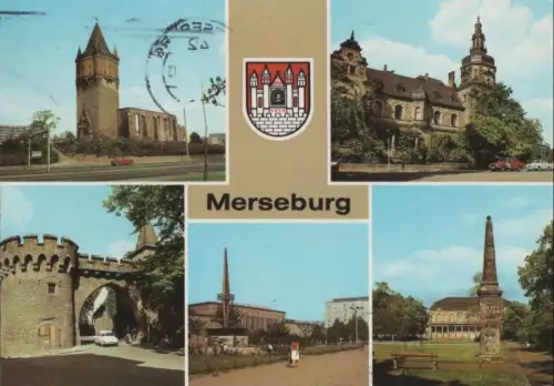 Merseburg - u.a. Haus der Kultur - 1984