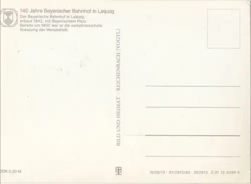 Leipzig - Bayrischer Bahnhof (Repro)