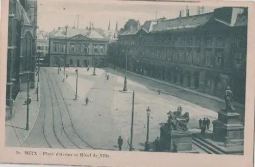 Frankreich - Frankreich - Metz - Place de Armes et Hotel de Ville - ca. 1935