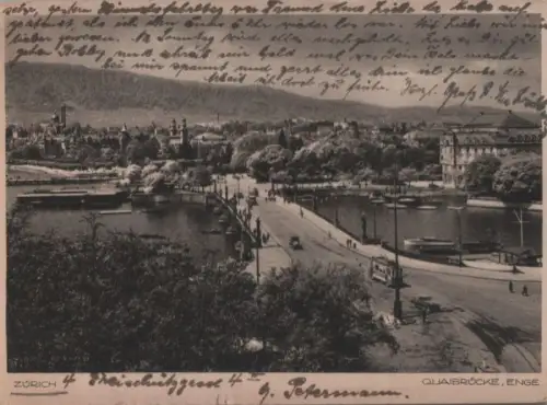 Schweiz - Schweiz - Zürich - Quaibrücke, Enge - 1932