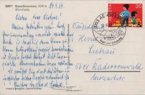 Schweiz - Oeschinensee - Schweiz - Blümlisalp