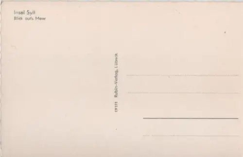 Sylt - Blick aufs Meer