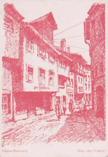 Lindau Bodensee - Haus Zur Fischerin - ca. 1965