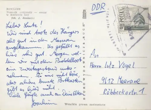 Polen - Ruciane - Polen - Pomnik przyrody