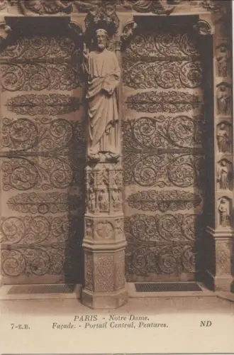 Frankreich - Paris - Frankreich - Notre-Dame, Facade