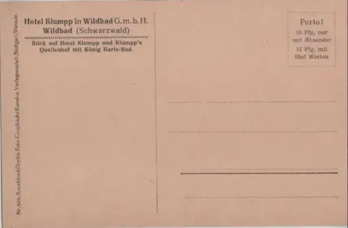 Bad Wildbad - Hotel Klumpp