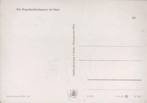 Rappbodetalsperre - Staumauer