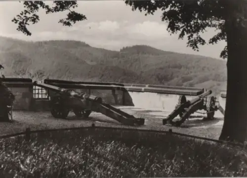 Wernigerode - Schloß, Geschütze aus dem Bauernkireg - 1976