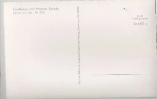 Rantum - Pension Boysen