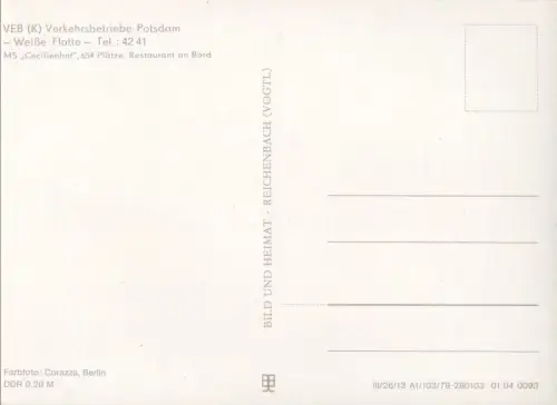 Potsdam - MS Cecilienhof