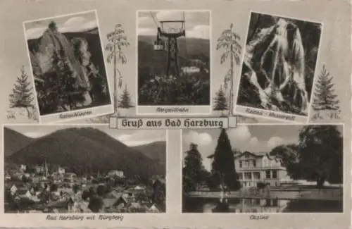 Bad Harzburg - u.a. Bergseilbahn - ca. 1960