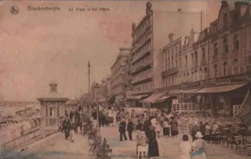 Belgien - Belgien - Blankenberge - La Digue et les Hotels - ca. 1935