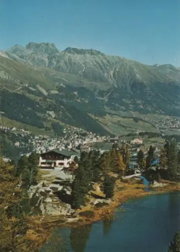 Schweiz - Schweiz - St. Moritz - Bergrestaurant Hahnensee - ca. 1985