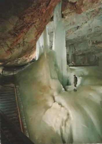Österreich - Österreich - Dachstein - Rieseneishöhle - Eisabgrund - 1981