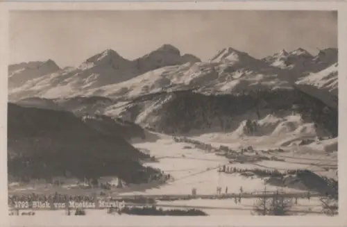 Schweiz - Schweiz - Muottas Muragl - Ausblick - ca. 1955