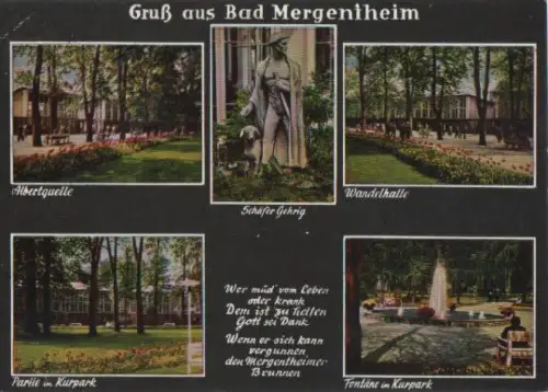 Bad Mergentheim u.a. Albertquelle - 1976