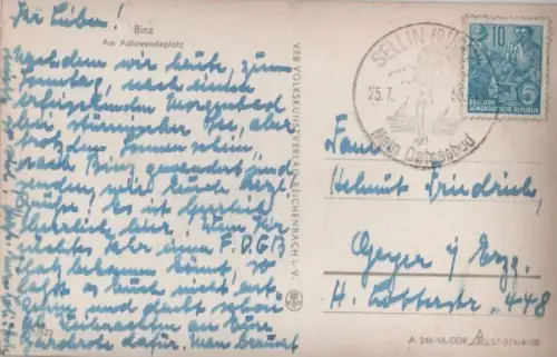 Binz - am Autowendeplatz