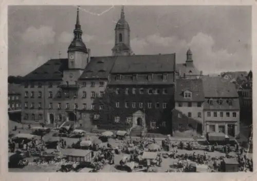 Roßwein - Marktplatz - 1959