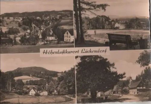 Oybin-Lückendorf - u.a. Blick vom Sommerberg - 1961