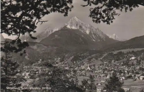 Mittenwald mit Wetterstein - 1960
