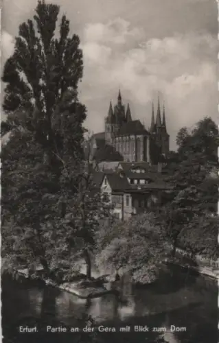 Erfurt - Partie an der Gera - 1959