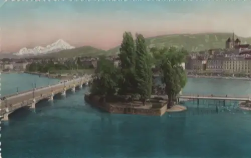 Schweiz - Genf / Genève - Schweiz - Ile J. J. Rousseau