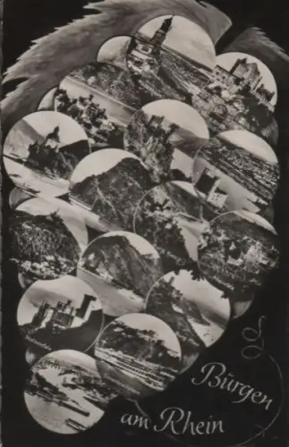 Rhein - Burgen, u.a. Reichenstein - 1960