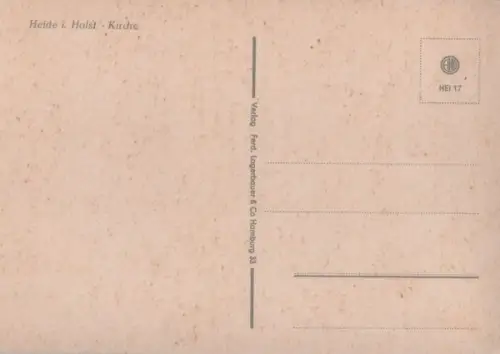 Heide / Holstein - Kirche