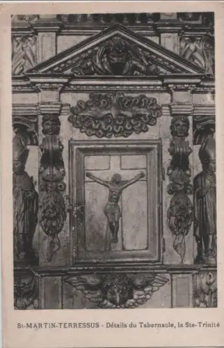 Frankreich - Frankreich - Saint-Martin-Terressus - Details du Tabernacle, la Ste-Trinite - ca. 1935