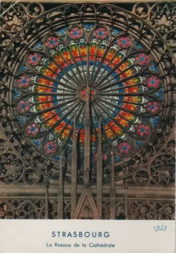 Frankreich - Frankreich - Strasbourg - La Rosace de la Cathedrale - ca. 1980