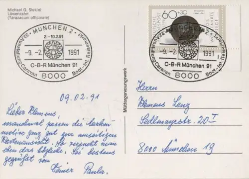 Löwenzahn Sonderstempel