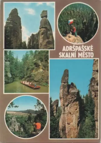 Tschechien - Tschechien - Adrspachske skaly - ca. 1985