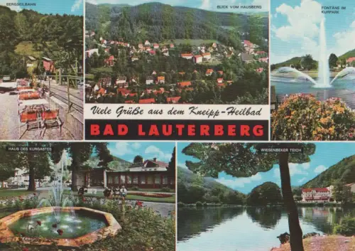 Bad Lauterberg im Harz - u.a. Haus der Kurgastes - ca. 1980