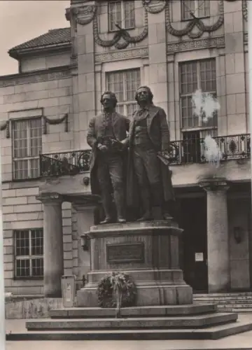 Weimar - Goethe-Schiller-Denkmal - 1968