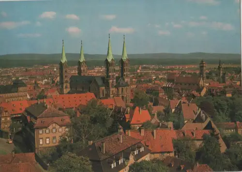 Bamberg - Blick zum Dom - ca. 1980