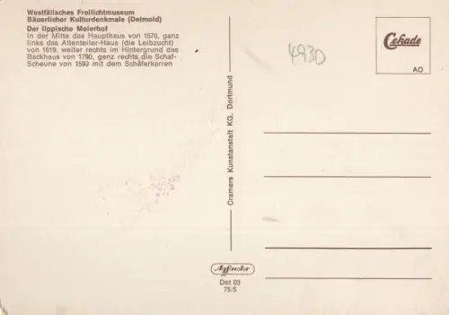 Detmold - Freilichtmuseum, Lippischer Meierhof