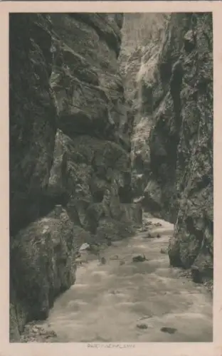 Garmisch-Partenkirchen - Partnachklamm - ca. 1955