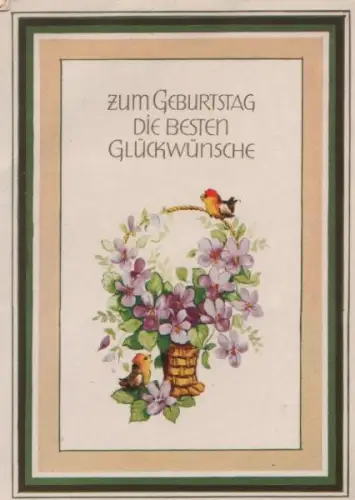 Zum Geburtstag Blumen
