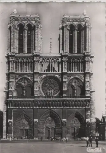 Frankreich - Frankreich - Paris - Facade de Notre-Dame - ca. 1965