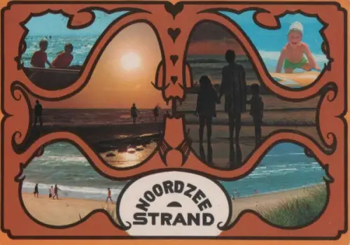 Niederlande - Niederlande - Noordzee - Strand - ca. 1980
