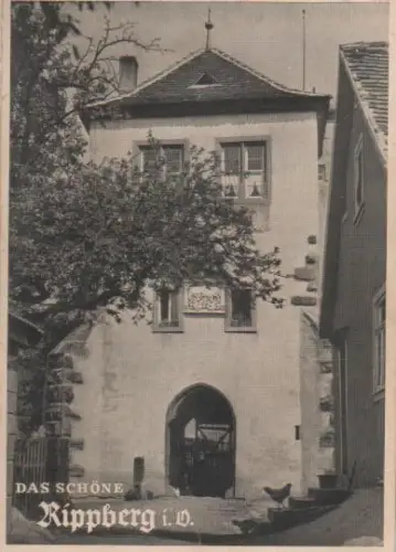 Walldürn - keine AK - Rückseite mit Text zum Ort bedruckt - ca. 1955