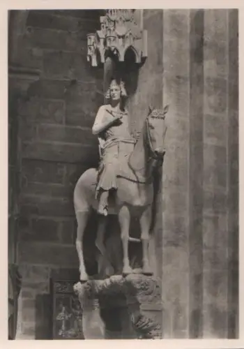 Bamberg - Dom - Der Reiter - ca. 1955